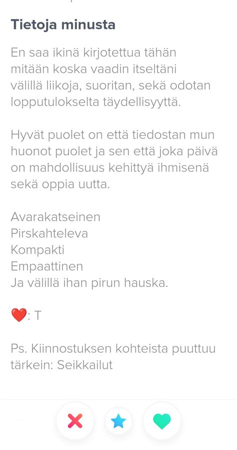 hyvä tinder aloitus|Tinder